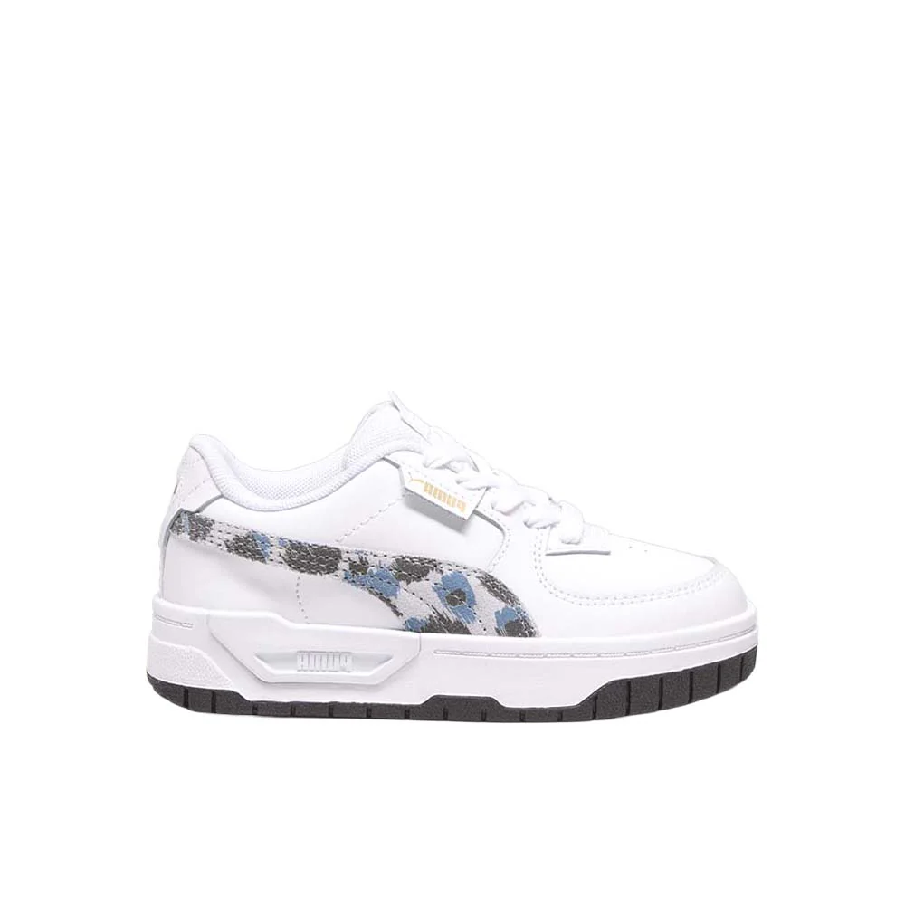 Cali Dream Animal Print Lace Up Sneakers (Little Kid)