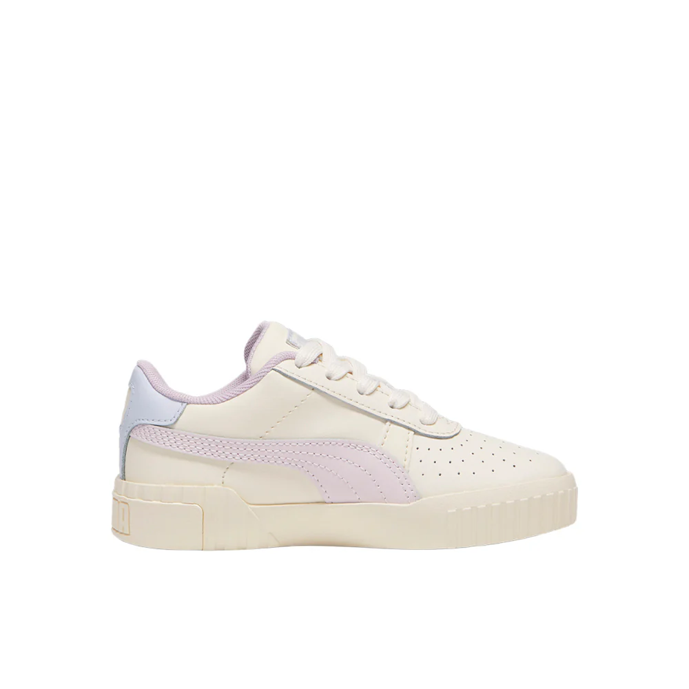 Cali Embroidered Lace Up Sneakers (Little Kid) - Image 3