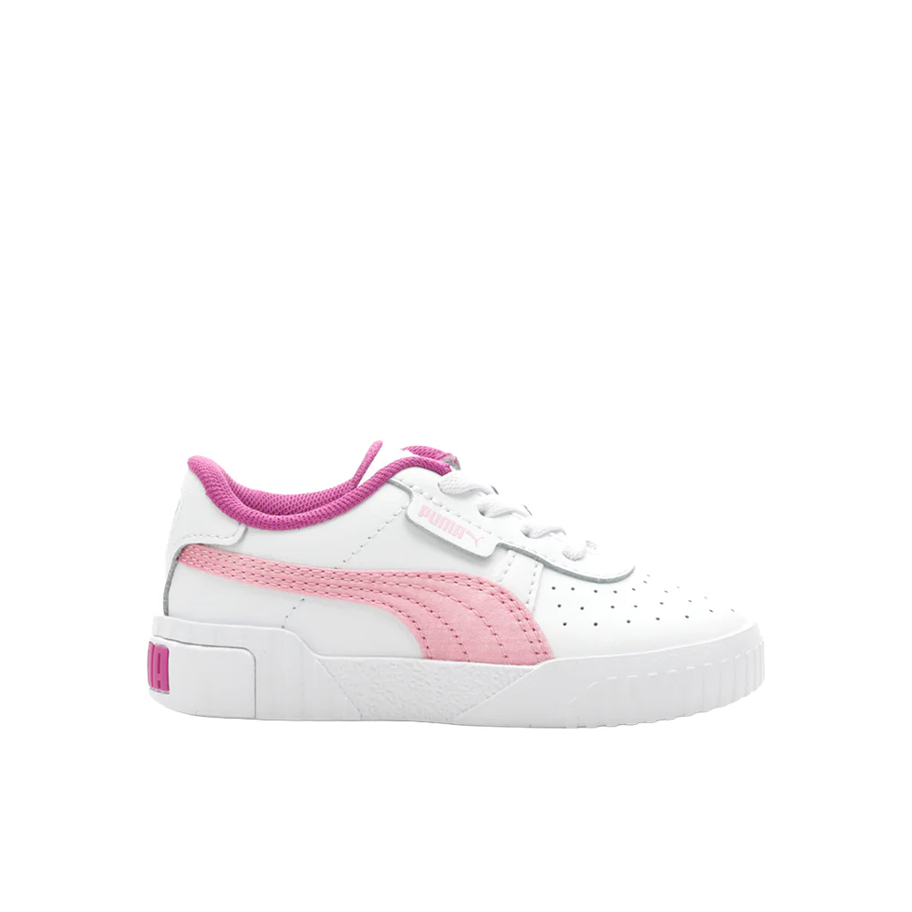 Cali Rose Perforated Lace Up Sneakers (Toddler)