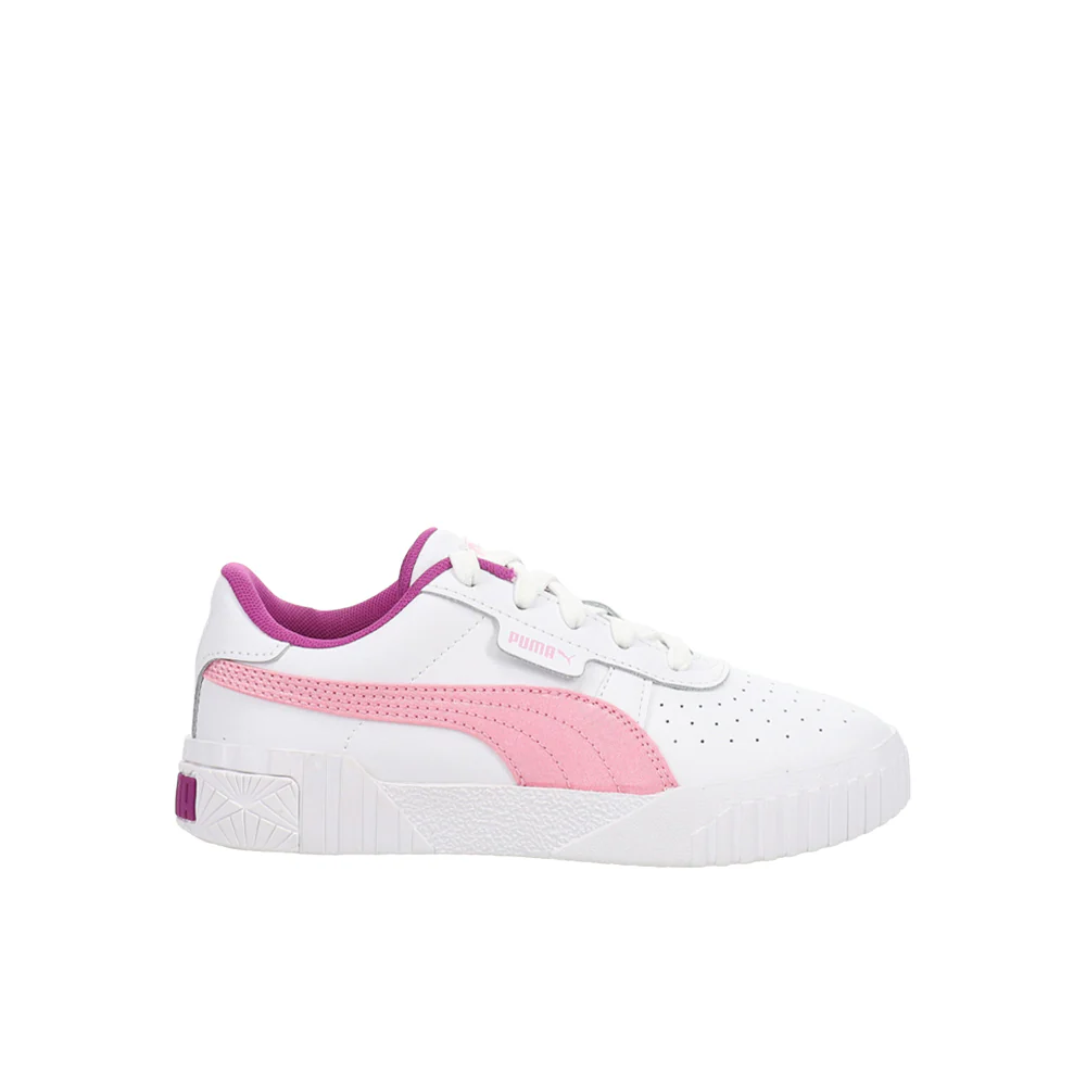 Cali Rose Perforated Lace Up Sneakers (Little Kid-Big Kid)