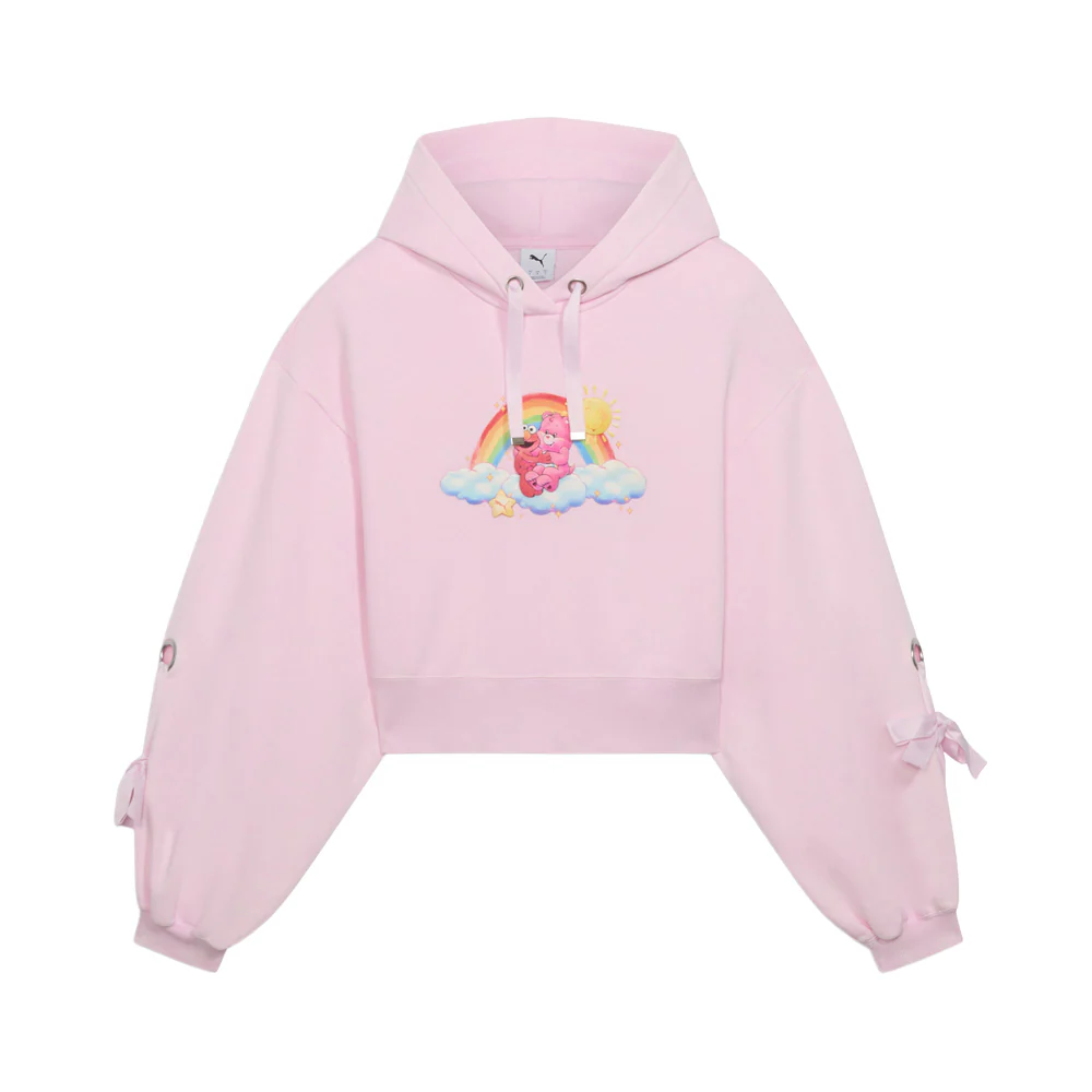 CARE BEARS X SESAME STREET Relaxed Pullover Fleece Hoodie
