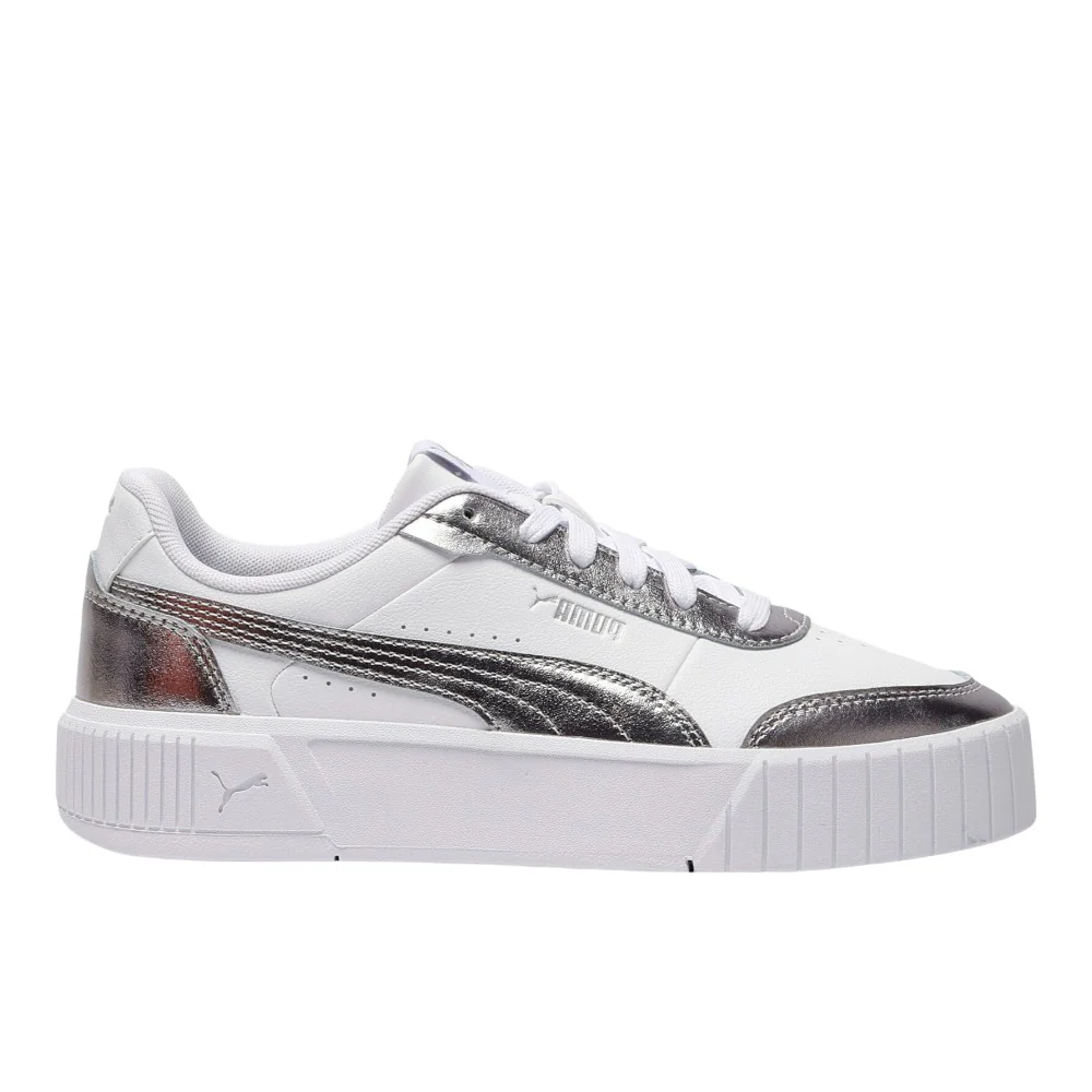 Carina Mia Metallic Lace Up Sneakers