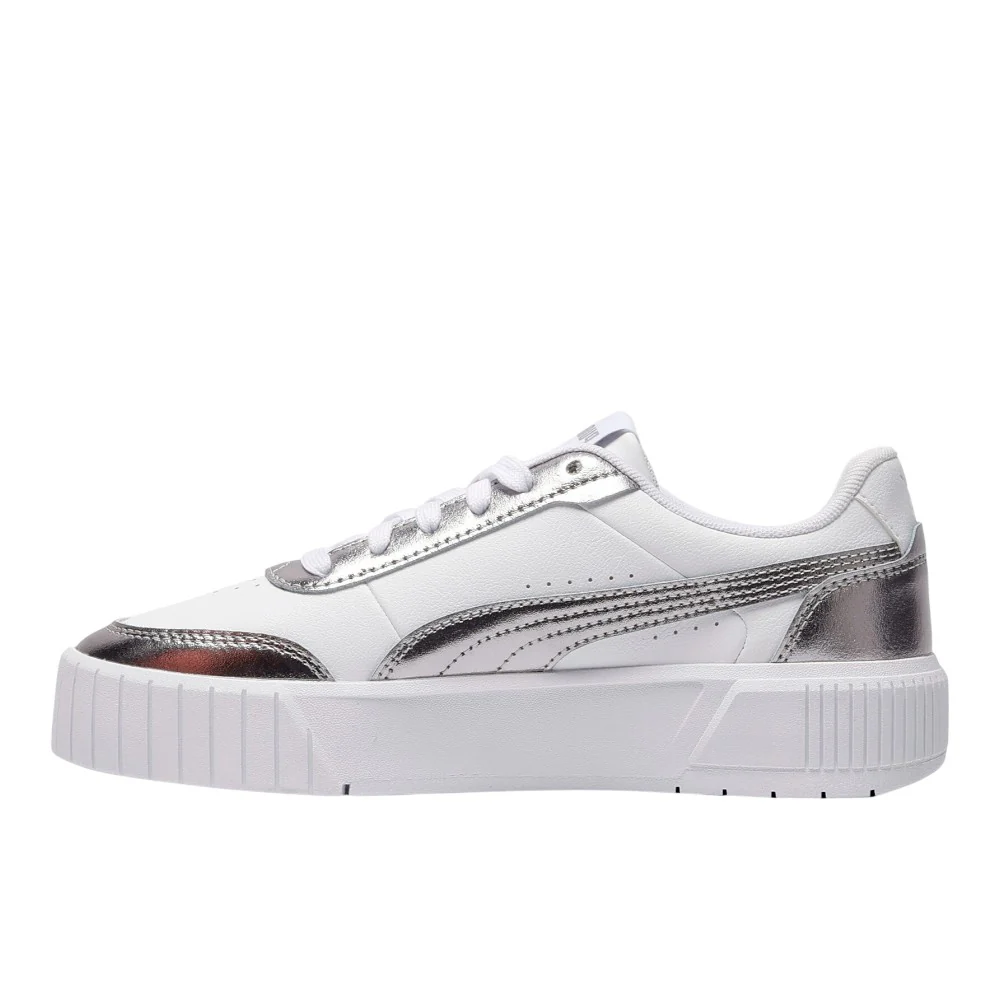Carina Mia Metallic Lace Up Sneakers - Image 3