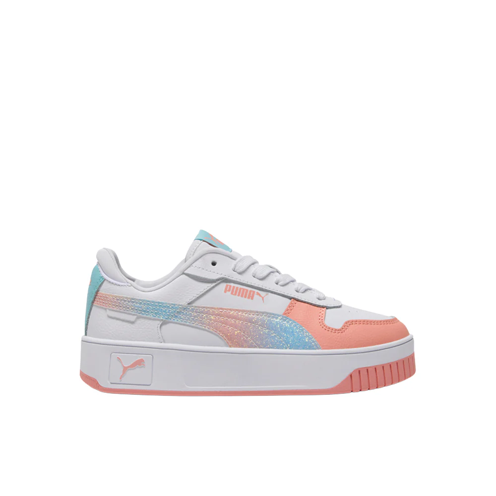 Carina Street Sparkle Fade Lace Up Sneakers (Big Kid)