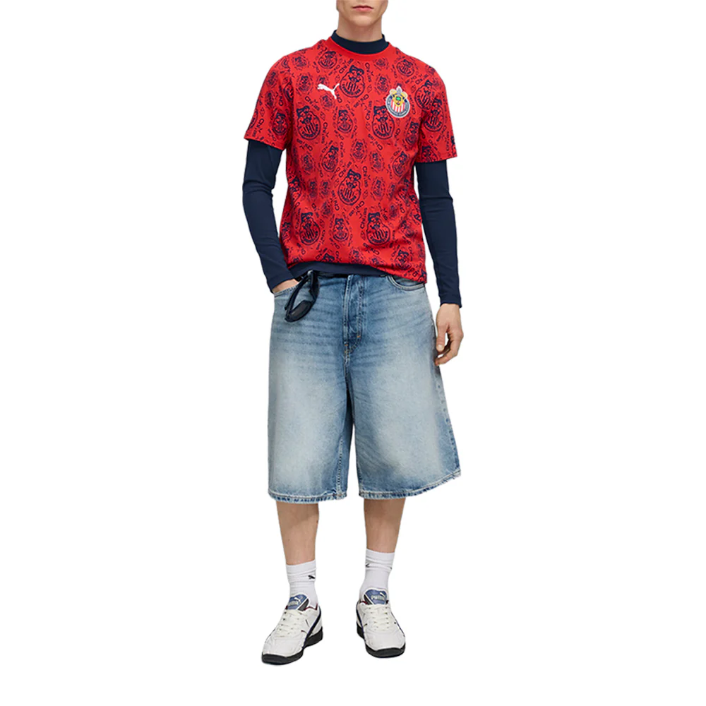 Chivas ftblCULTURE Graphic Crew Neck Short Sleeve Athletic T-Shirt - Image 5