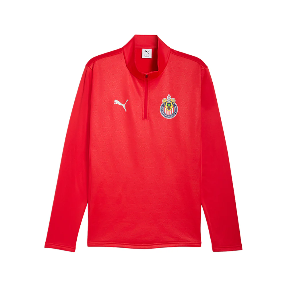 Chivas Training Warm Long Sleeve Quarter Zip Pullover