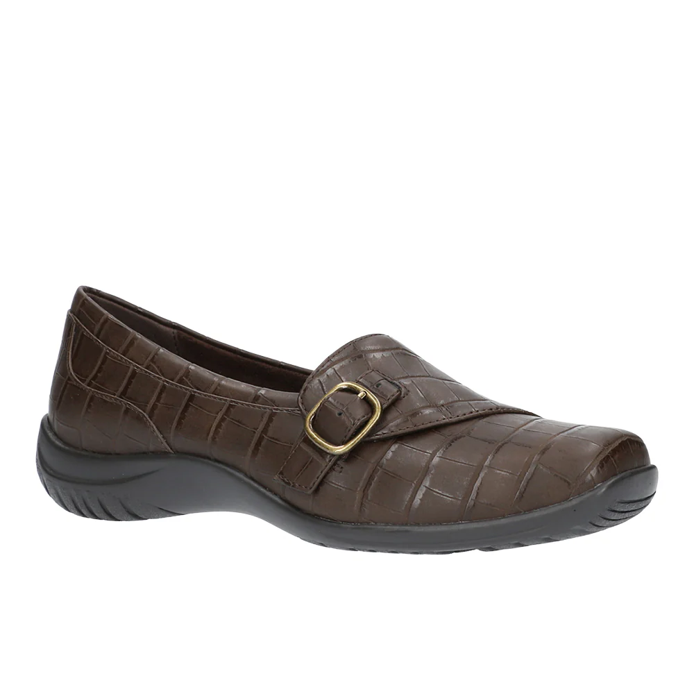 Cinnamon Croc Slip On Flats - Image 2