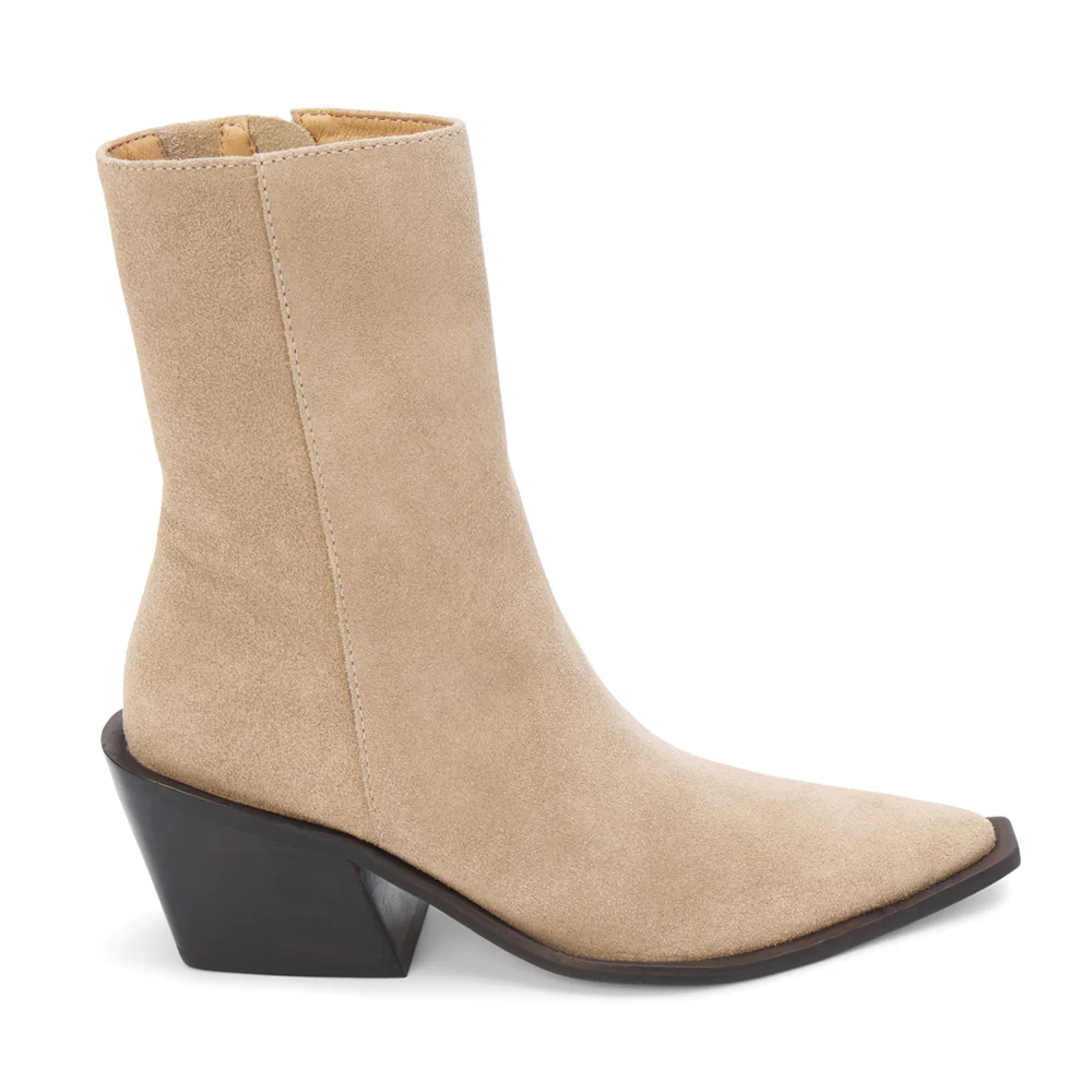 Cleo Pointed Toe Zippered Booties