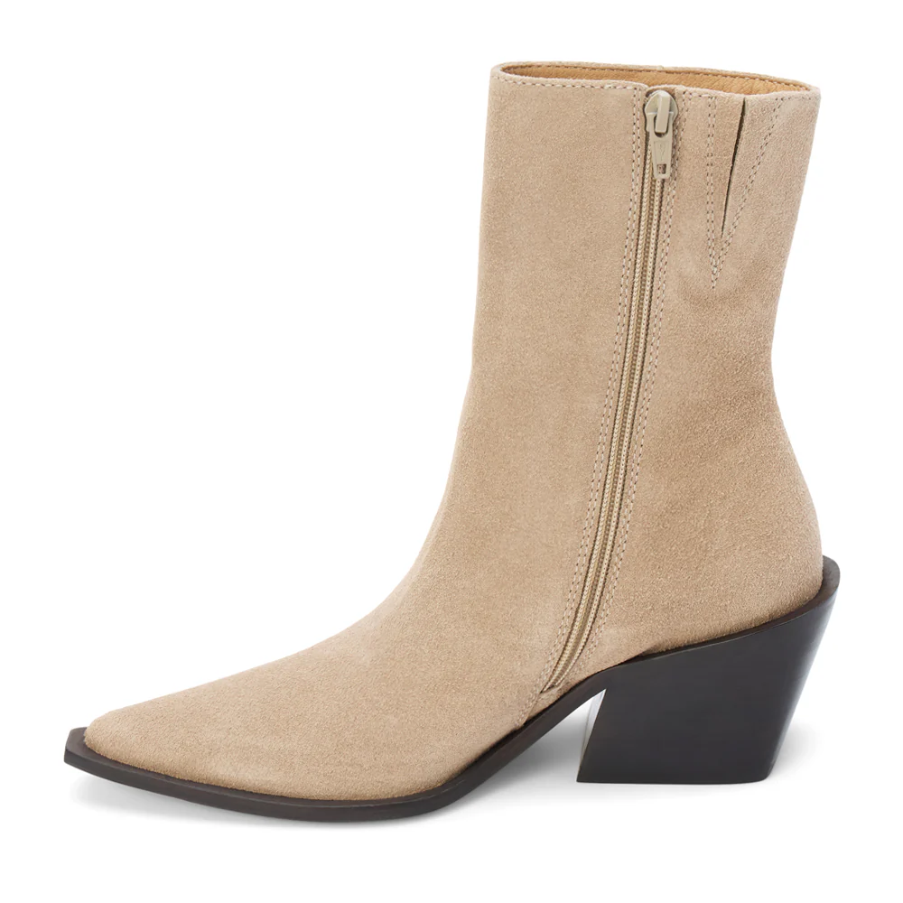 Cleo Pointed Toe Zippered Booties - Image 3