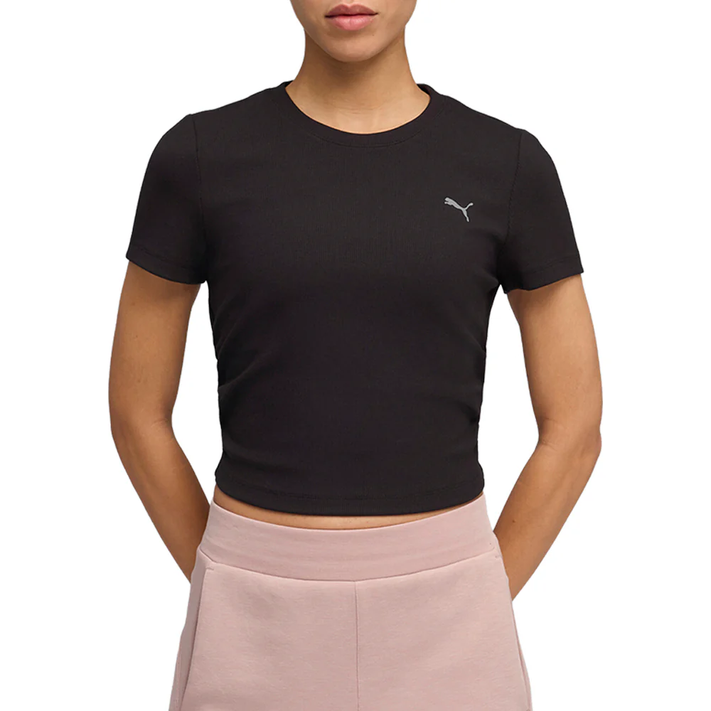 Cloudspun Rib Crew Neck Short Sleeve Athletic T-Shirt - Image 3