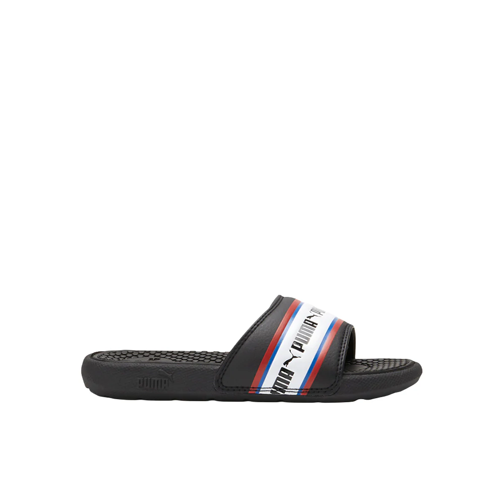 Cool Cat Stripe Repeat Slides (Little-Kid)