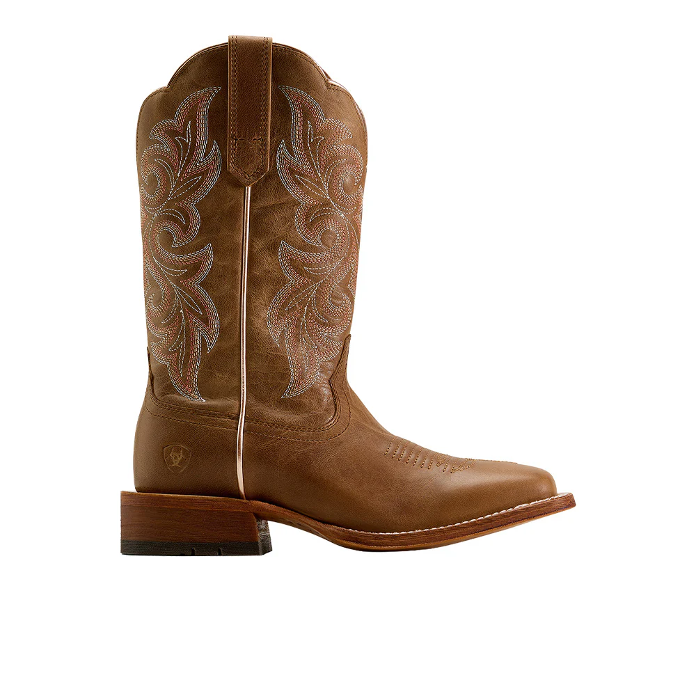 County Lane Wide Square Toe Pull On Cowboy Boots