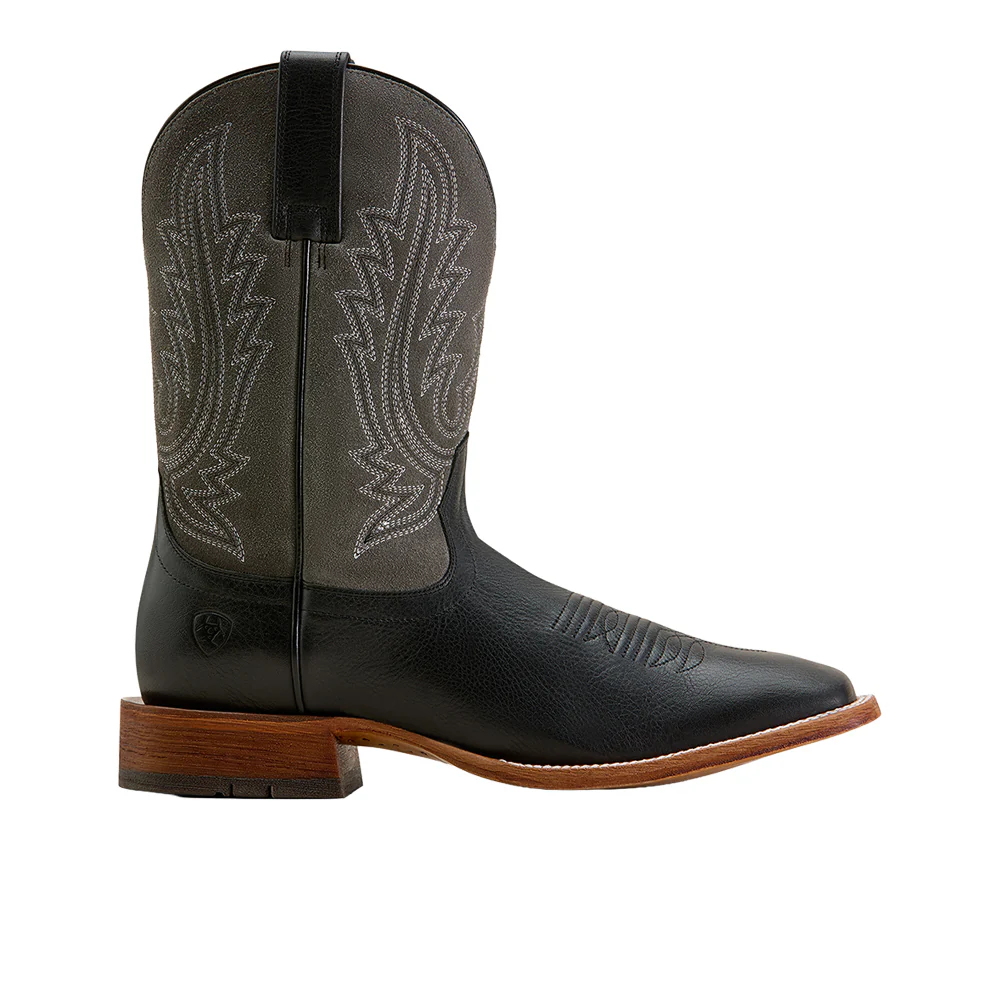 County Roads Wide Square Toe Pull On Cowboy Boots