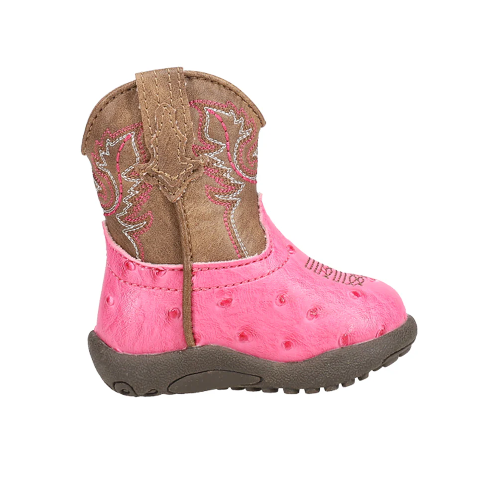 Cowbaby Annabelle Round Toe Cowboy Boots (Infant)