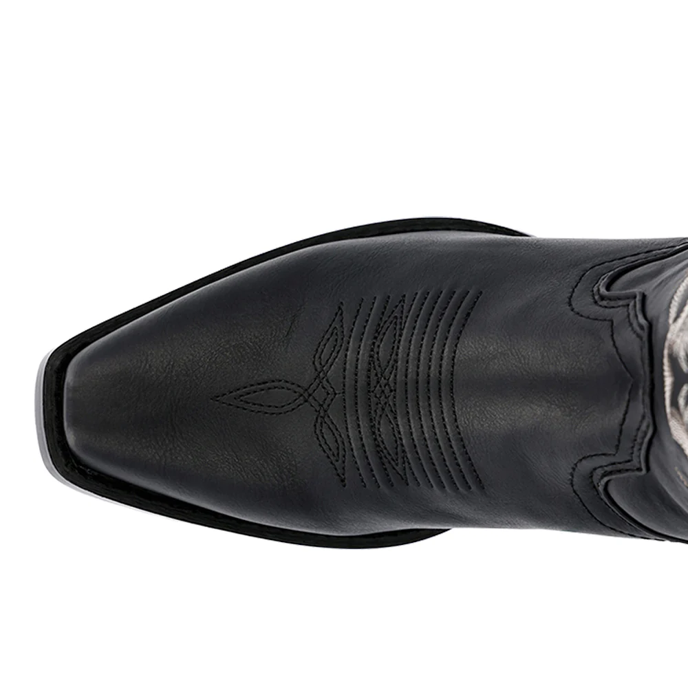 Crush by Durango Embroidered Snip Toe Cowboy Boots - Image 4