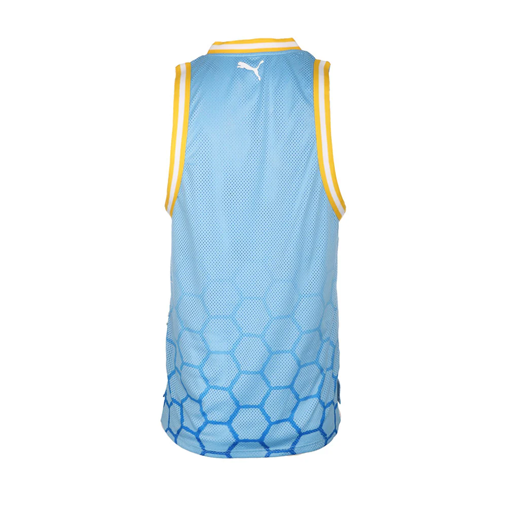 PUMA HOOPS X MANCHESTER CITY Crew Neck Sleeveless Replica Jersey - Image 4