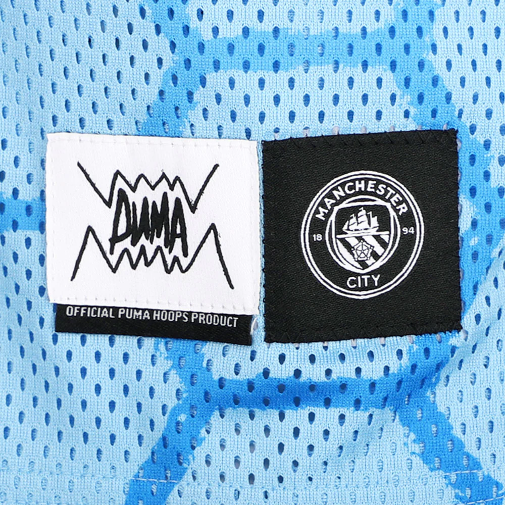 PUMA HOOPS X MANCHESTER CITY Crew Neck Sleeveless Replica Jersey - Image 5