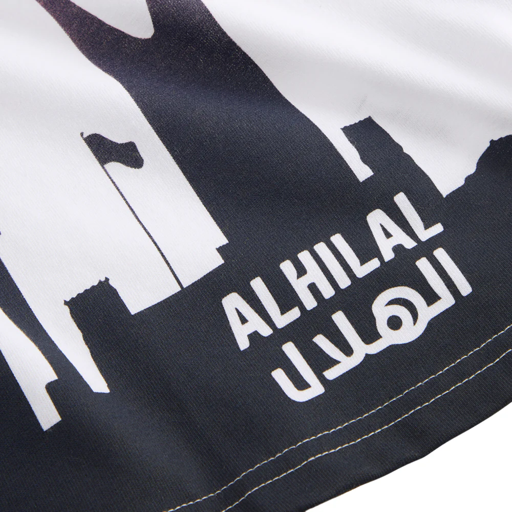 CWC Hoops X Al Hilal Graphic Crew Neck Short Sleeve T-Shirt - Image 3