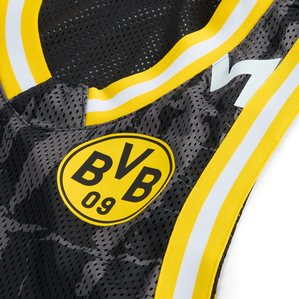 PUMA HOOPS X BORUSSIA DORTMUND Crew Neck Sleeveless Replica Jersey - Image 5