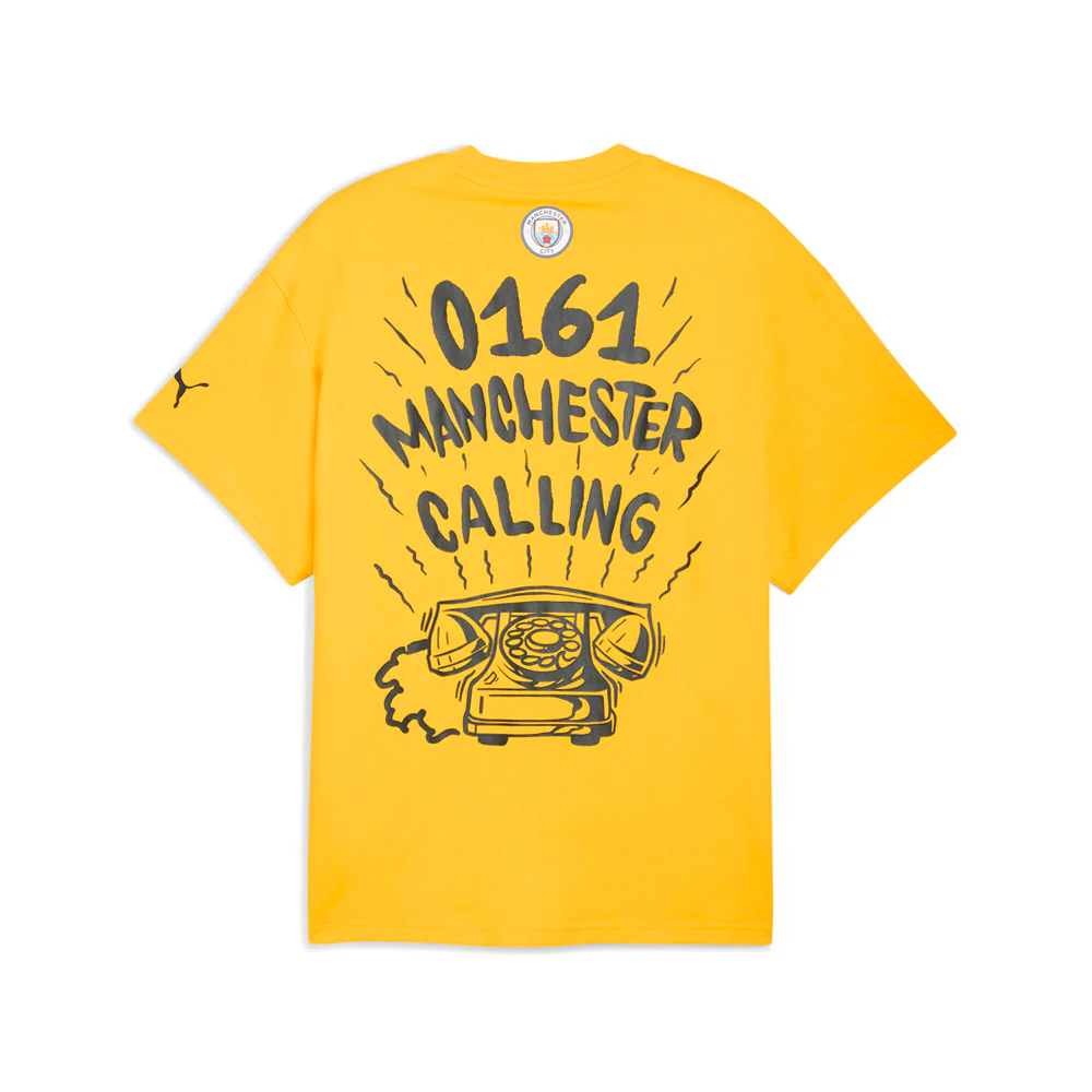 CWC Hoops X Man City Graphic Crew Neck Short Sleeve T-Shirt - Image 2