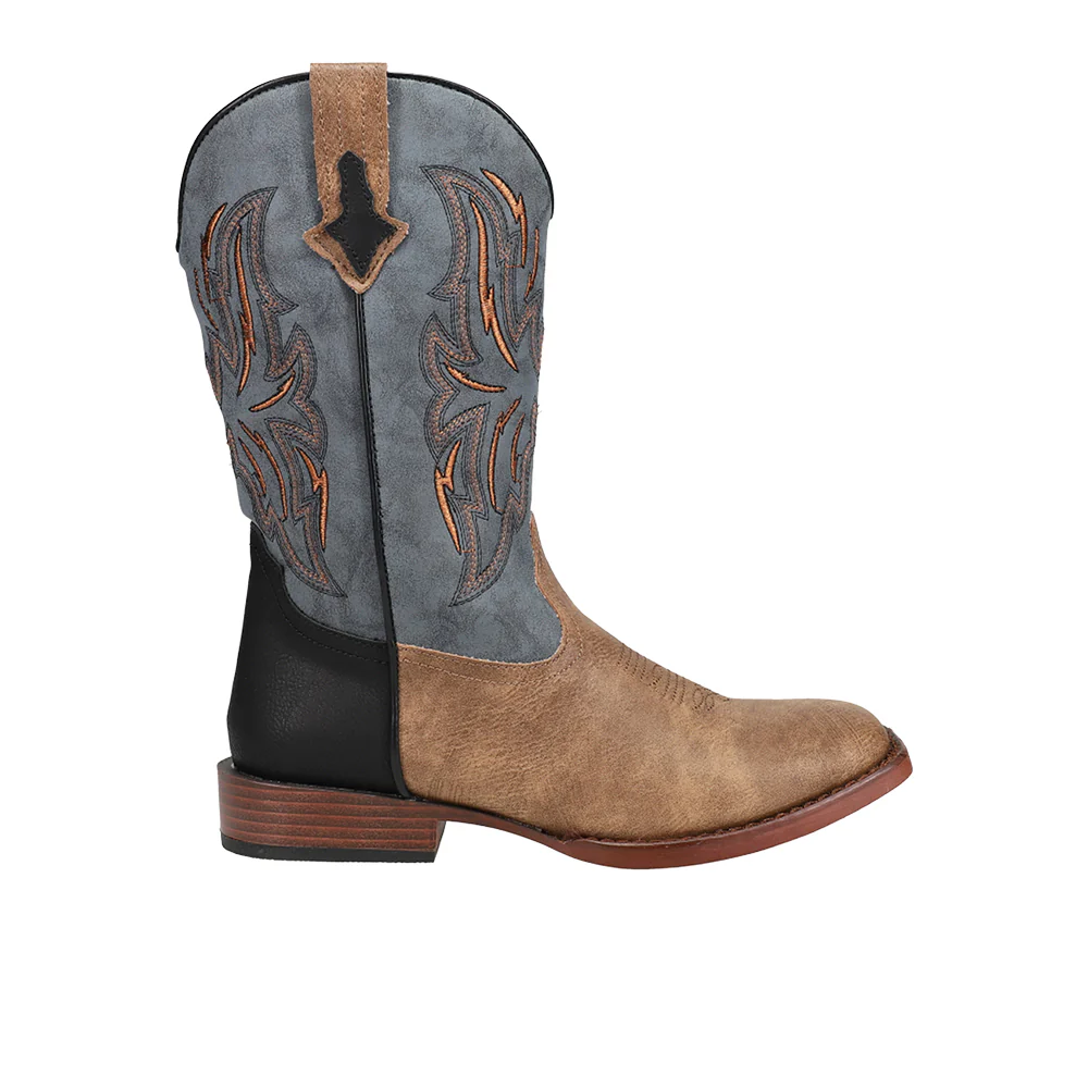 Dalton Square Toe Cowboy Shoes (Big Kid)