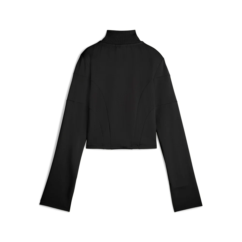 Dare To Slim Cropped Full Zip Track Jacket - Image 2