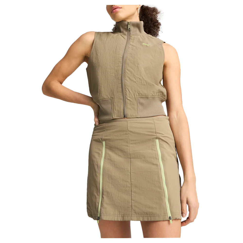 Dare To Full Zip Woven Vest