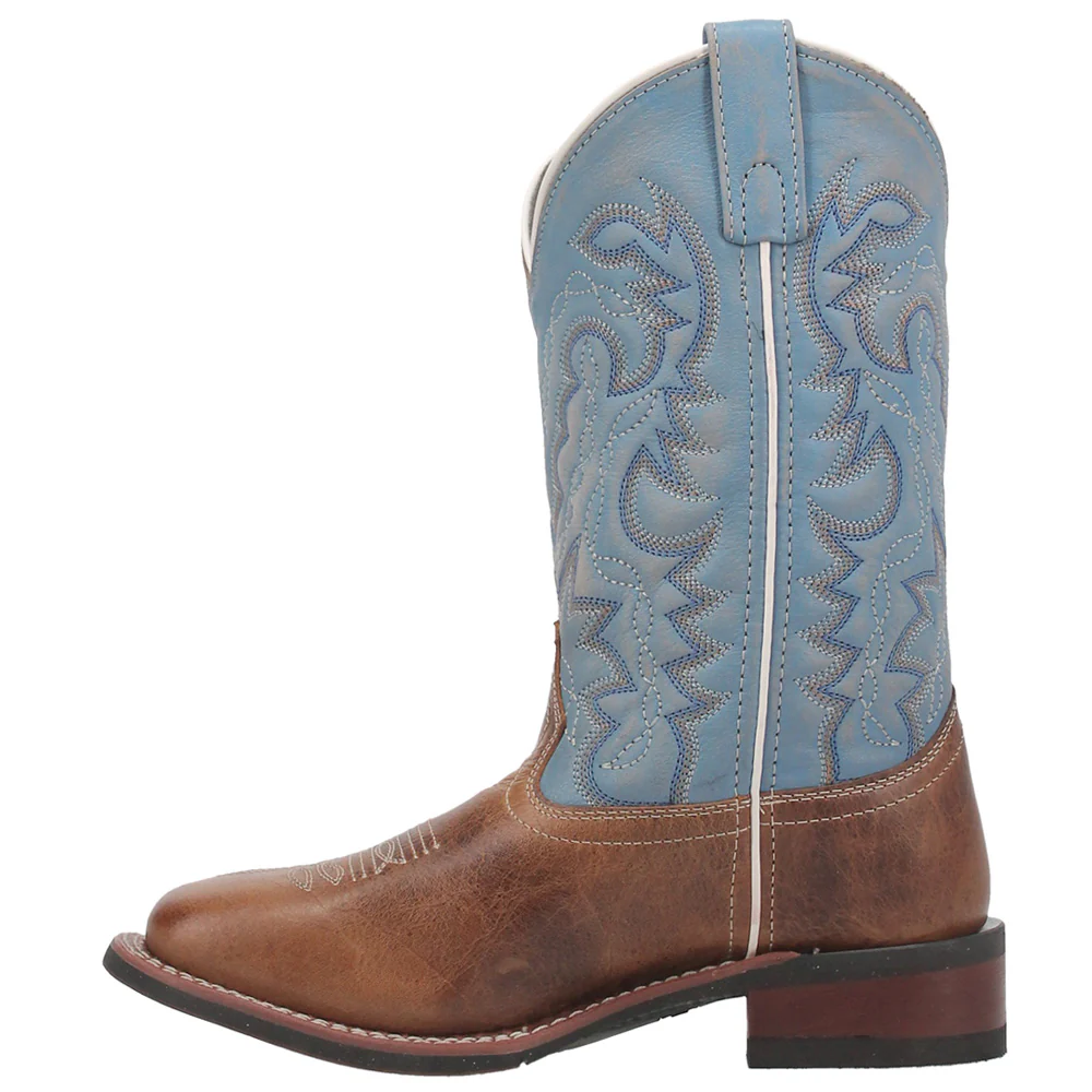 Darla Square Toe Embroidered Cowboy Boots - Image 3