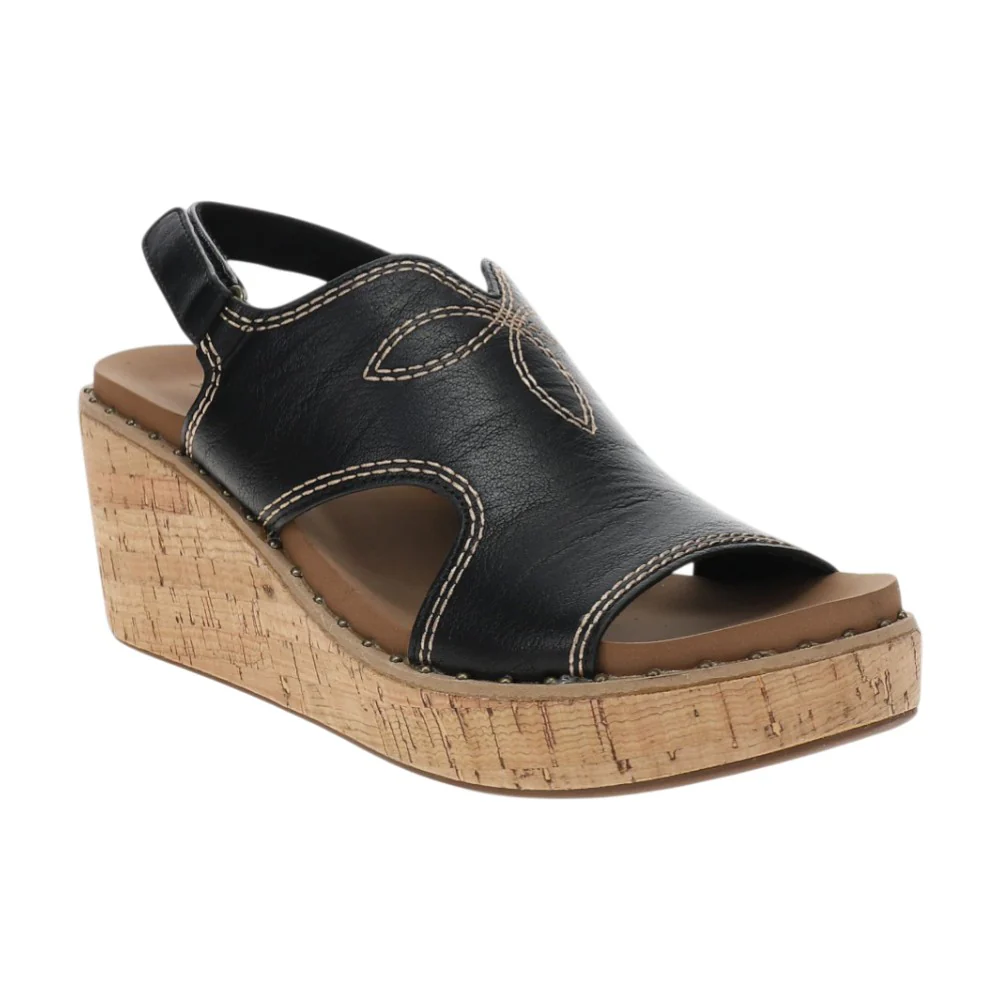 Darlin Sling Back Wedge Sandals - Image 2