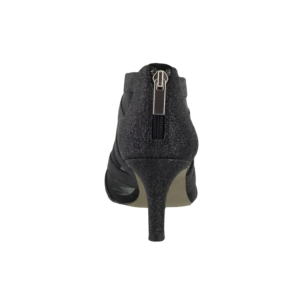 Dazzle Glitter Evening Peep Toe Pumps - Image 3