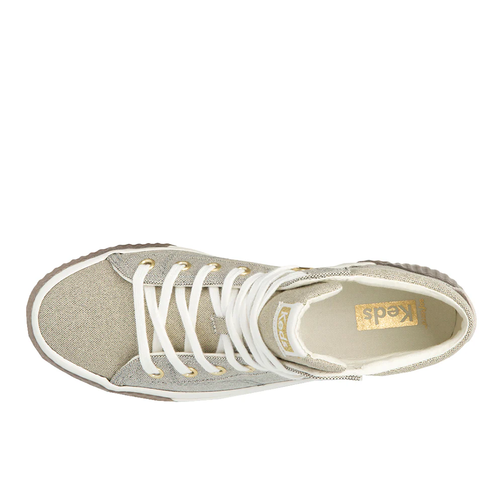 Demi TRX Mid Metallic Wedge Lace Up Sneakers - Image 4