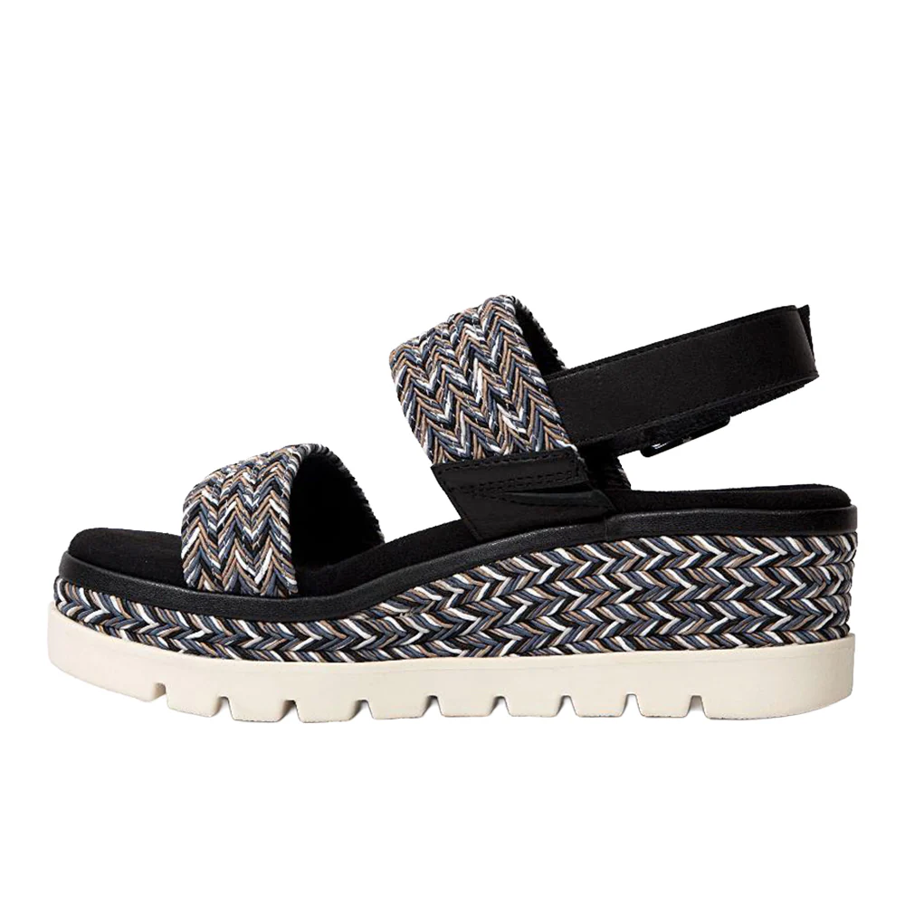 Destiny Braided Wedge Slingback Sandals - Image 3