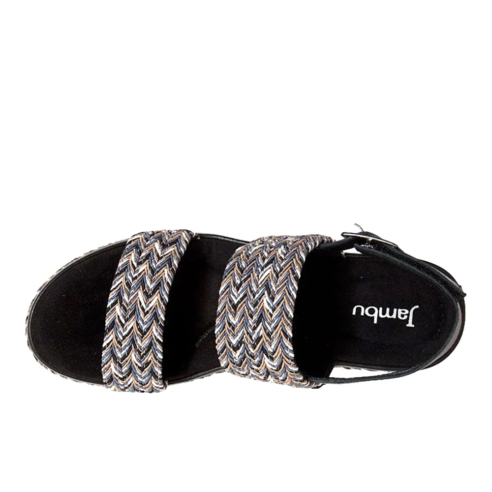 Destiny Braided Wedge Slingback Sandals - Image 4