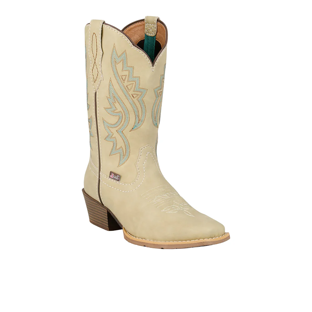 Dezi 10 Inch Embroidered Square Toe Pull On Cowboy Boots - Image 2