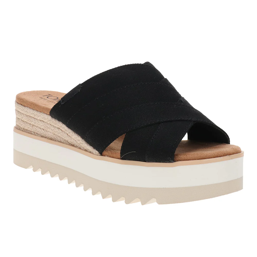 Diana Crossover Wedge Sandals - Image 2