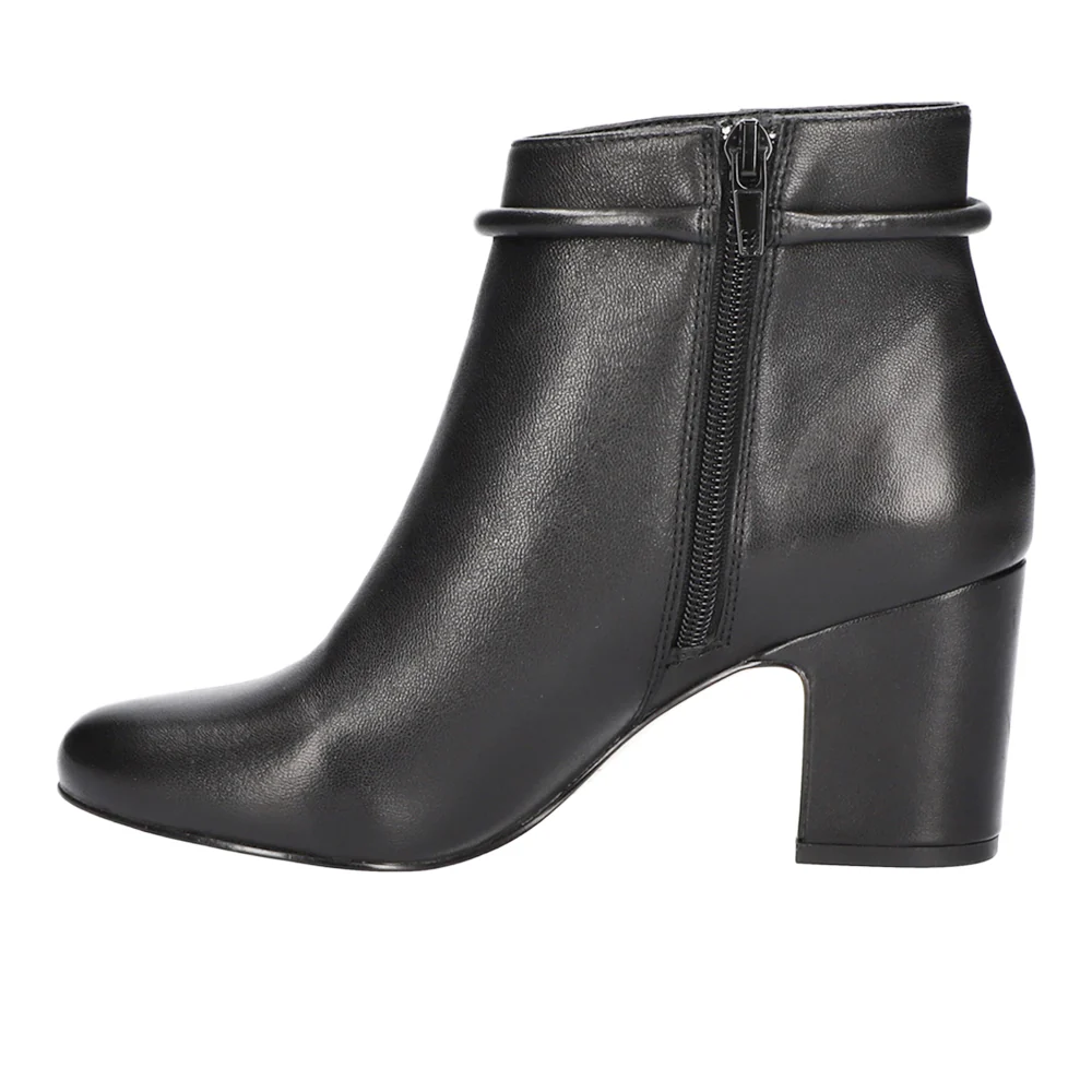Diaz Round Toe Zippered Booties - Image 3
