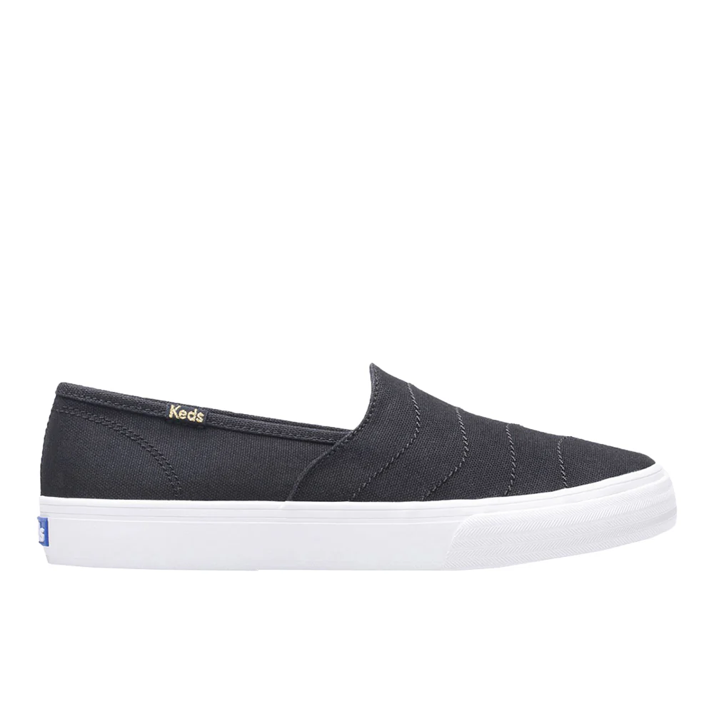 Double Decker Canvas Slip On Sneakers
