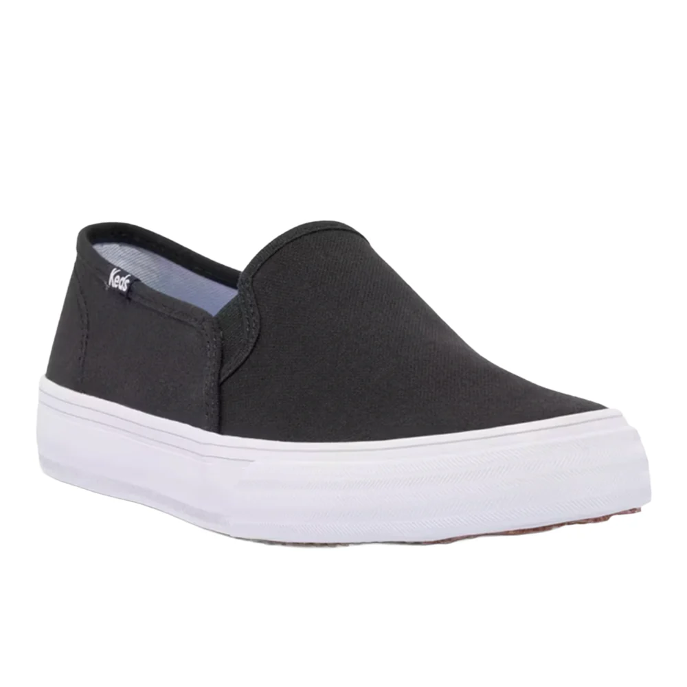 Double Decker Canvas Slip On Sneakers - Image 2