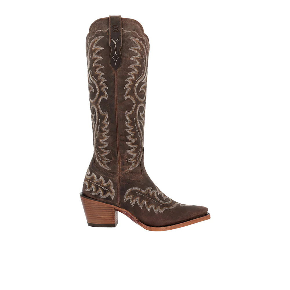 Durango Crush Embroidered Snip Toe Cowboy Boots