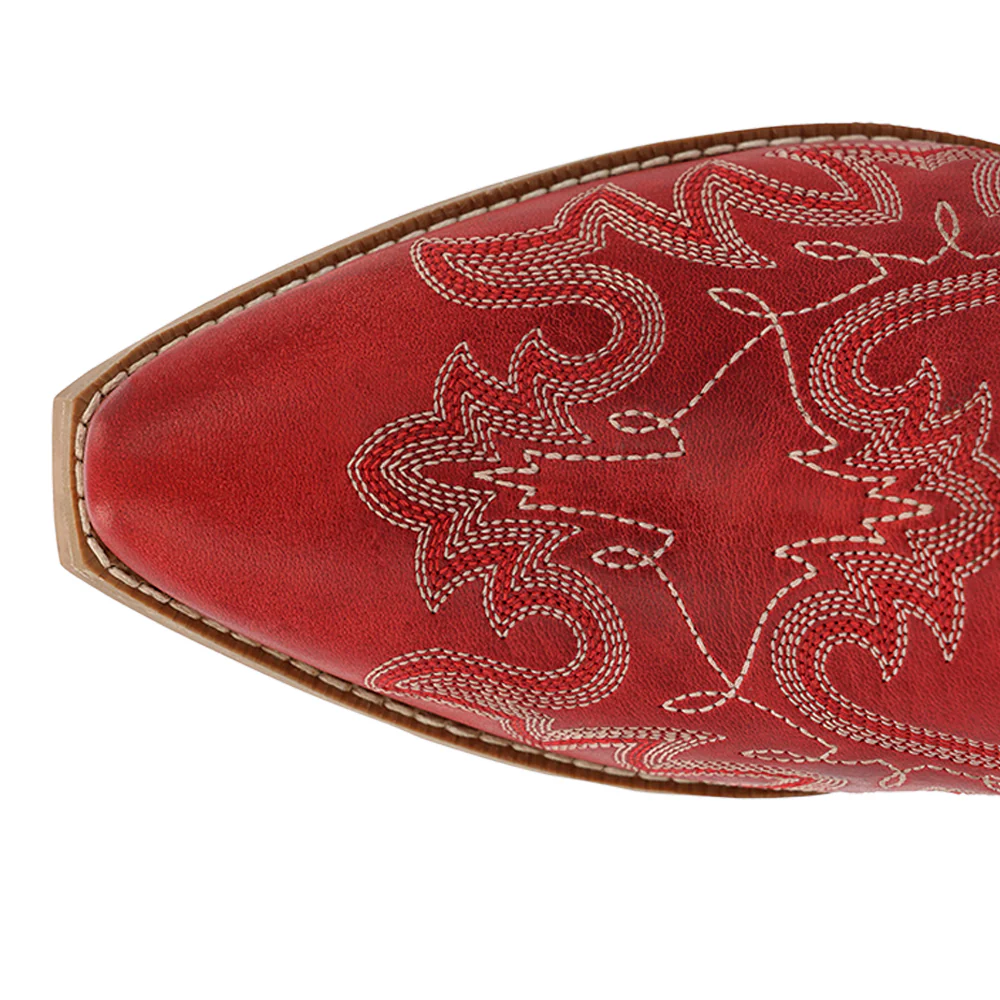 Durango Shyloh Embroidered Snip Toe Cowboy Booties - Image 4
