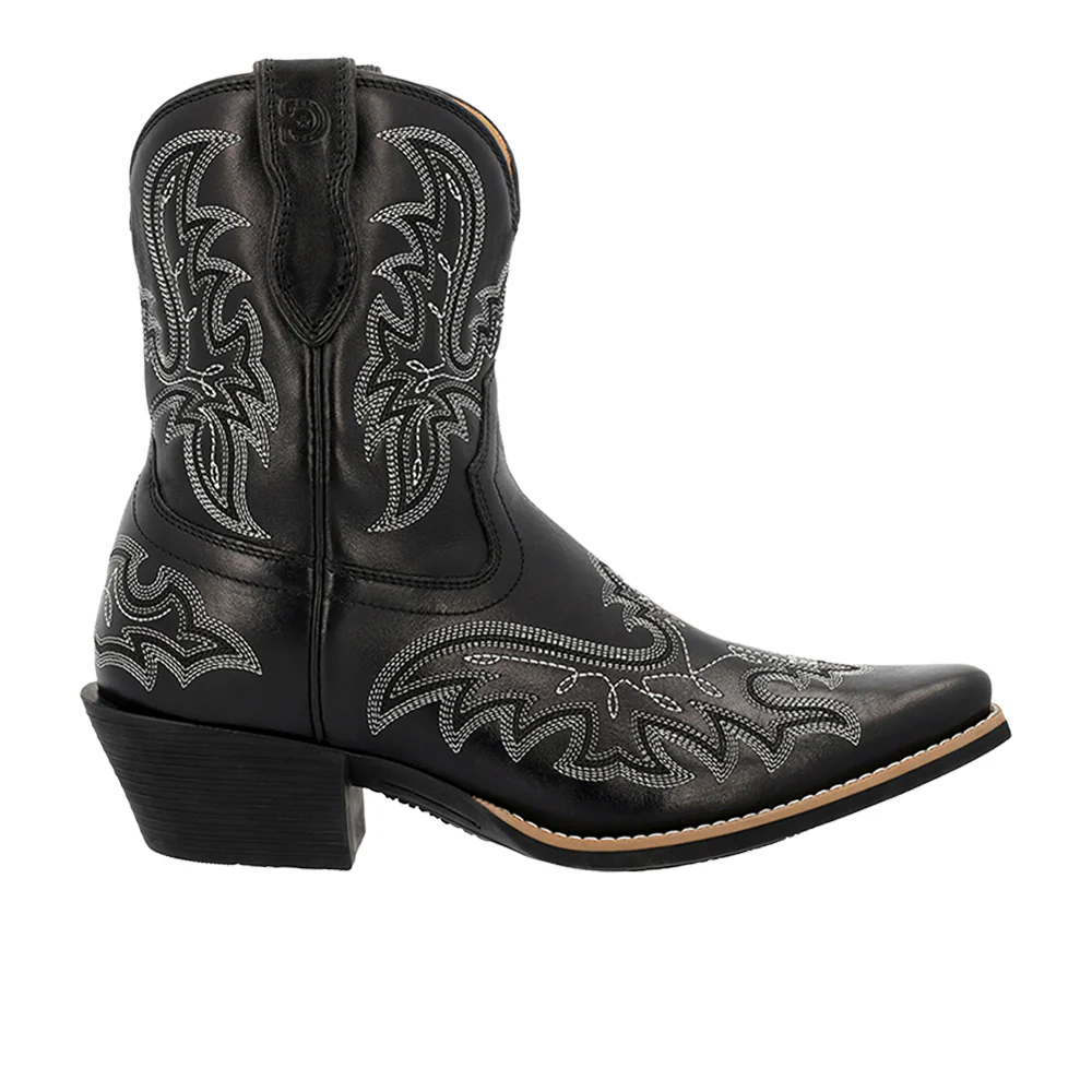 Durango Shyloh Embroidered Snip Toe Cowboy Booties
