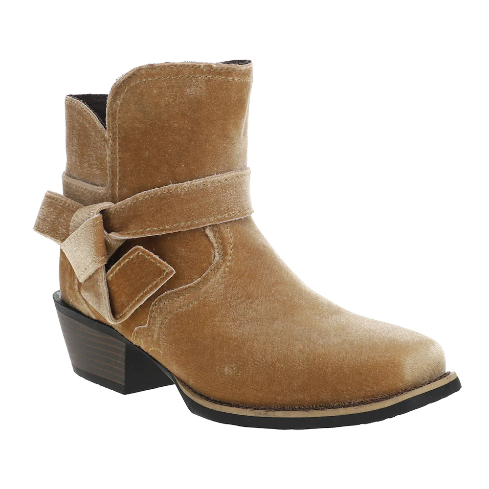 Elana Velvet Square Toe Pull On Boots - Image 2