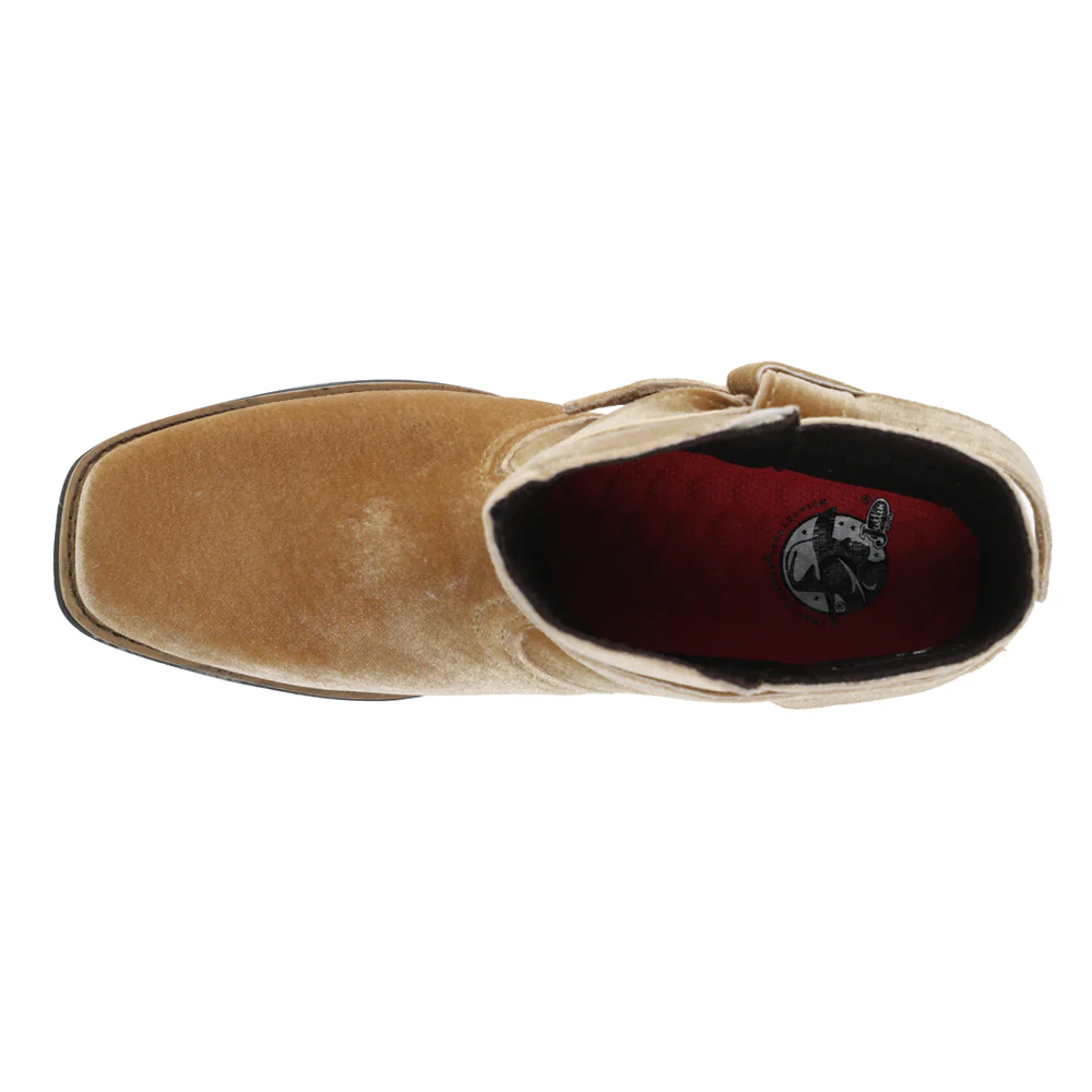Elana Velvet Square Toe Pull On Boots - Image 4