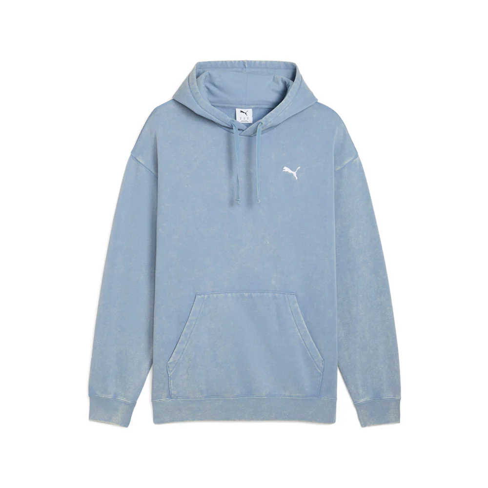Elevated Essentials Acid Wash Fleece Pullover Hoodie