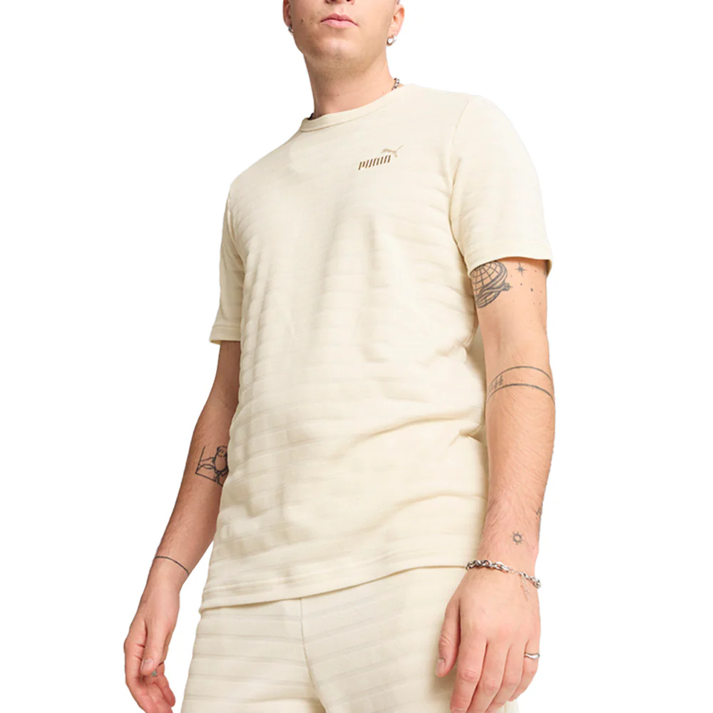 Elevated Essentials Structured Crew Neck Short Sleeve T-Shirt - Image 3