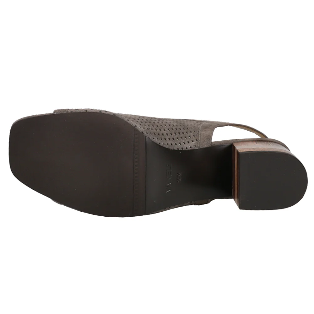 Elija Perforated Block Heel Sandals - Image 5