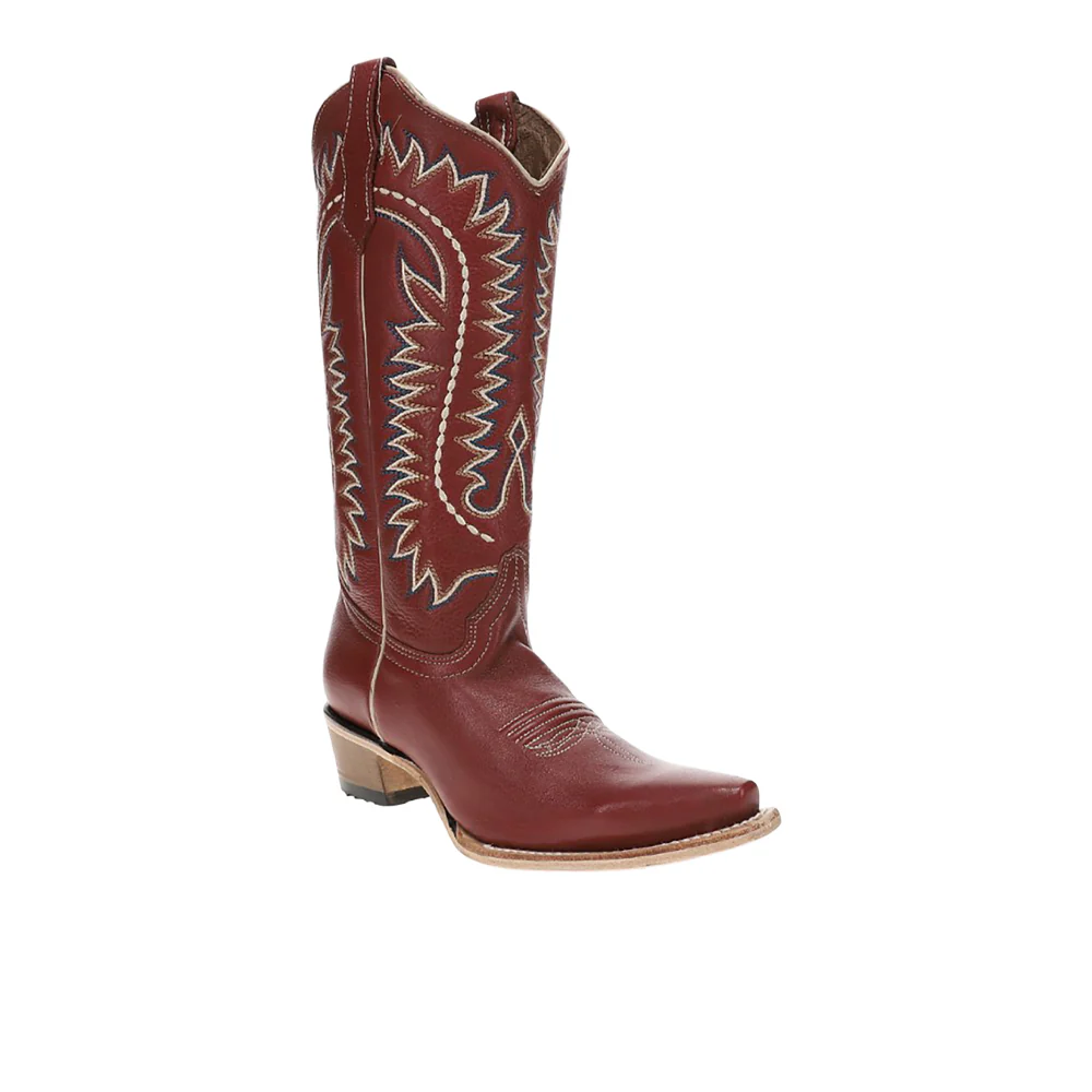 Embroidered Snip Toe Cowboy Boots - Image 2