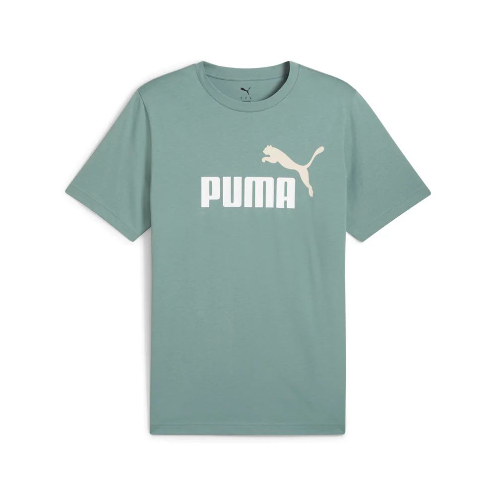 Essentials 2 Color Logo Crew Neck Short Sleeve T-Shirt