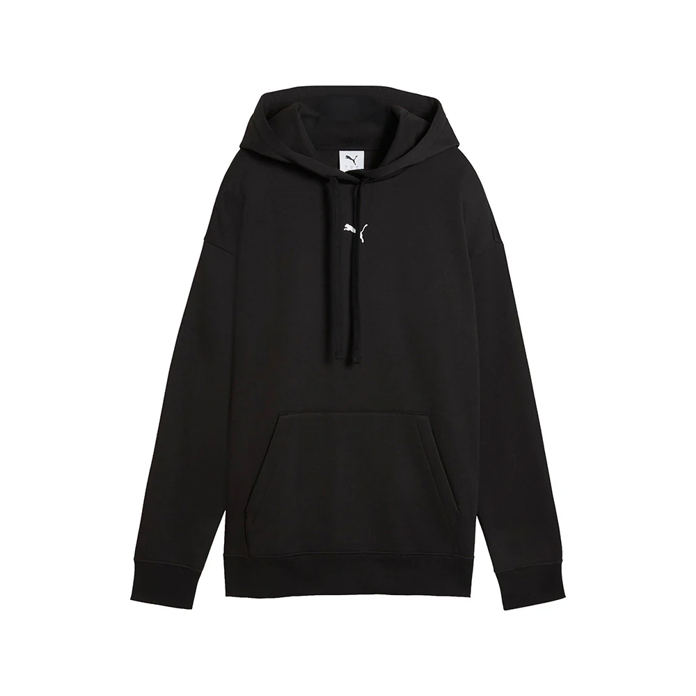 Essentials Centered Cat Logo Relaxed Pullover Hoodie