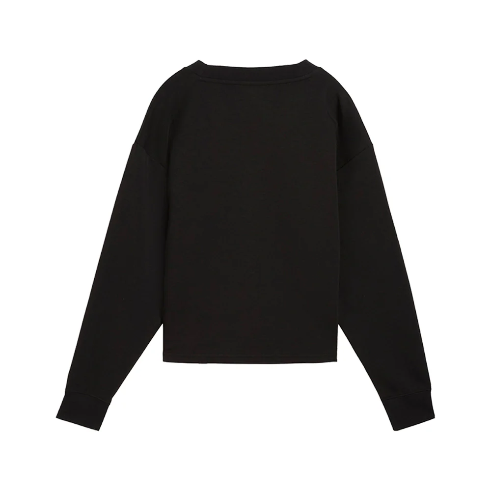Essentials Elevated Comfort V-Neck Long Sleeve Sweater - Image 2